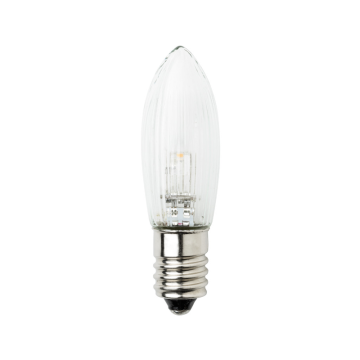 Reservelampe Innvendig E10 LED 1,5V 0,06W klar 3-pk. Gnosjö Konstsmide