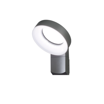 Vegglampe Ute Asti HP-LED mørk grå Gnosjö Konstsmide