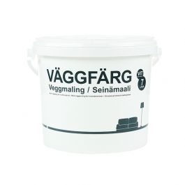 Veggmaling HVIT 7L Midun Basic