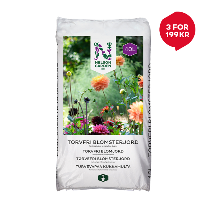 Blomsterjord Torvfri 40L Nelson Garden