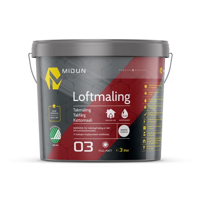 Takmaling Helmat Hvit Midun