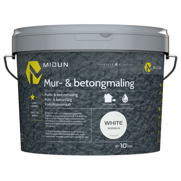 Murmaling V Hvit Midun
