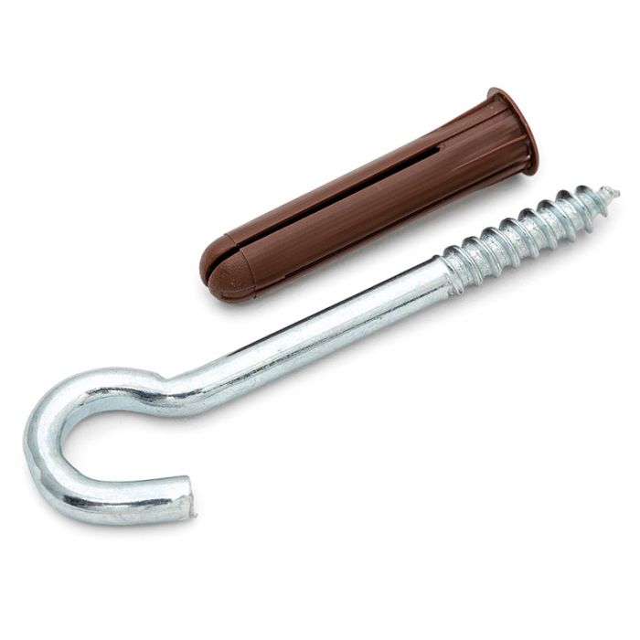 Lampekrok med plugg 2 stk