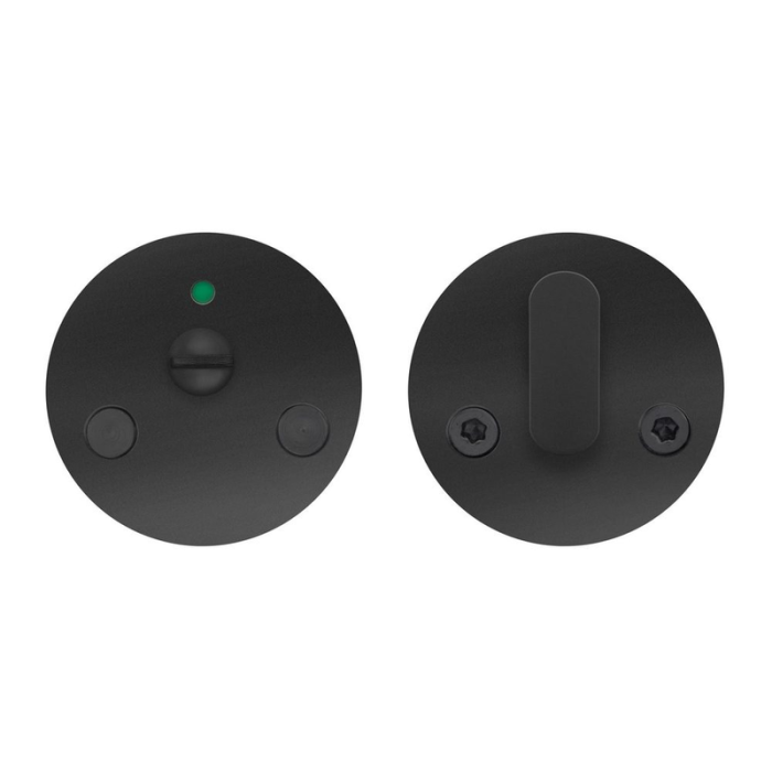 Vridbar lås med Indikator 52 mm Svart rustfritt stål Beslagsboden