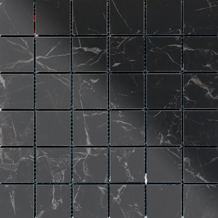 MOSAIKKPRØVE NIGHT ELF POLISHED 5X5