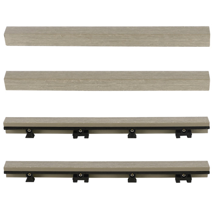 Kantlist Terrassebord for Komposittrall Utvendig Hjørne 2-pack Jabo