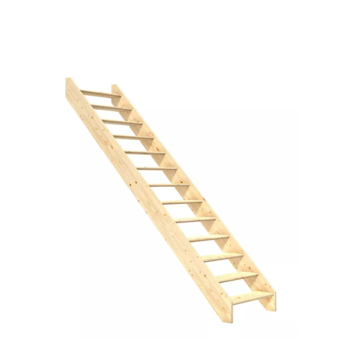 Trapp Paris Rett gran uten rekkverk Dolle