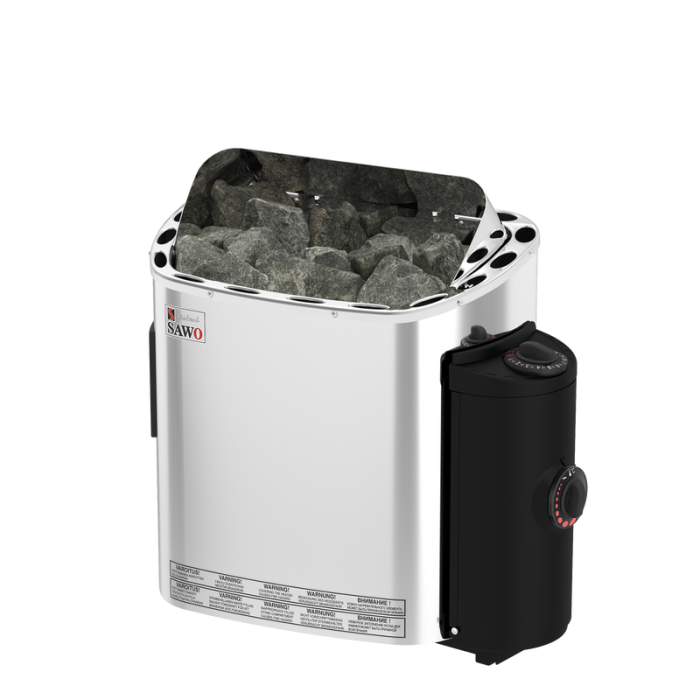 Elektrisk saunaovn Rustfri Scandia 3P SAWO