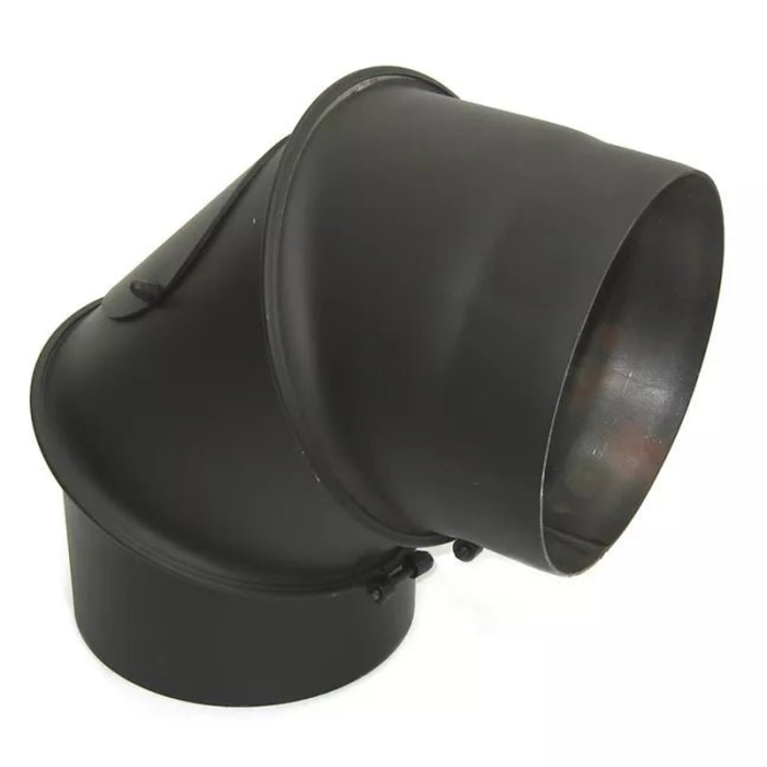 Vinkelrør Justerbar albue 130 mm Svart Darco