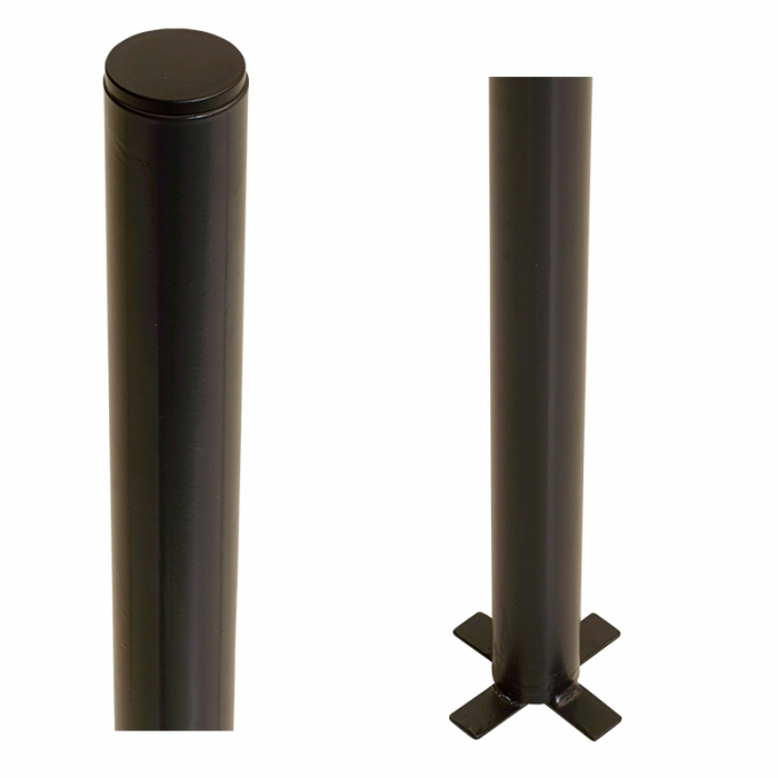 Stålpåle Rund til Nedstøping Ø42,4 mm×186 cm PLUS