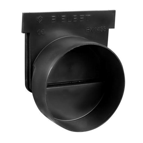 Endestykke med rørtilkobling 125x95x4 mm Bielbet