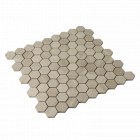MOSAIKK HEXAGON MARBLE WOOD CREAM