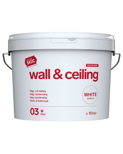 Vegg & takmaling HVIT 10L Basic