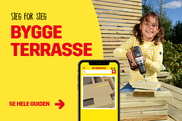 Bygge terrasse - Følg en enkel guide | Byggmax