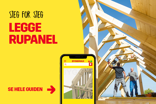Steg for steg - legge rupanel