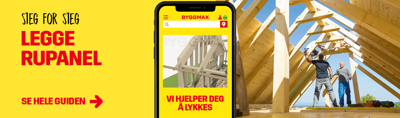 Steg for steg - legge rupanel