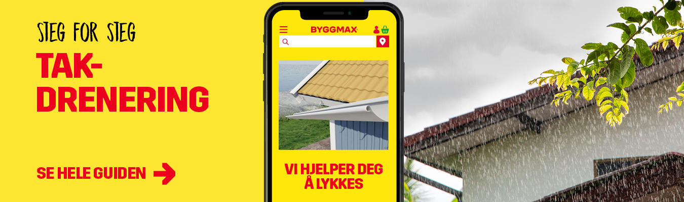 Steg for steg - Takdrenering