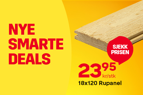 Rupanel for 23.95 kr/stk