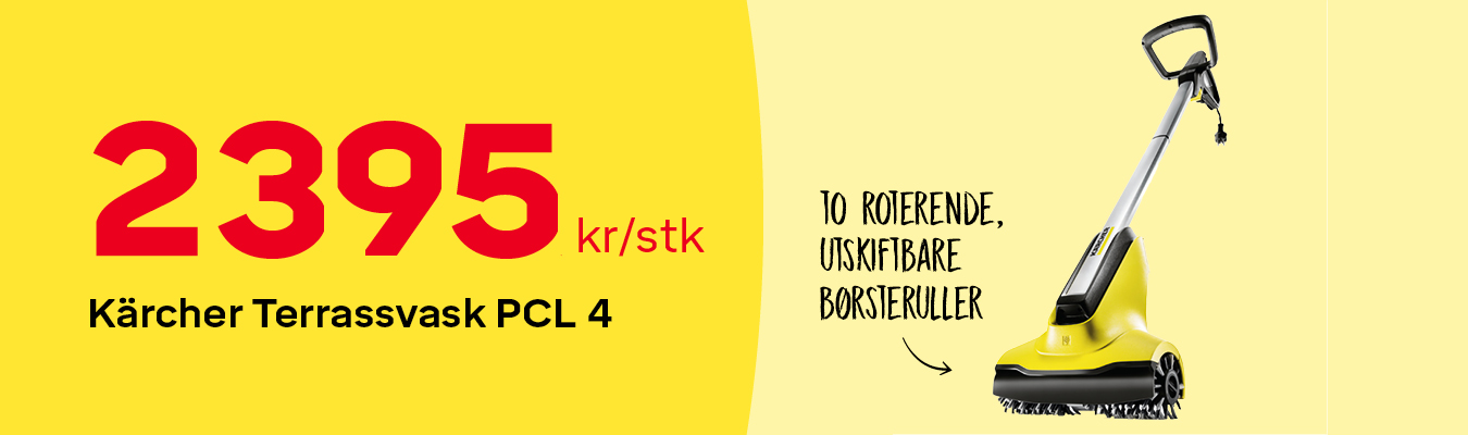 K&auml;rcher terrassevask PCL4 2395 kr