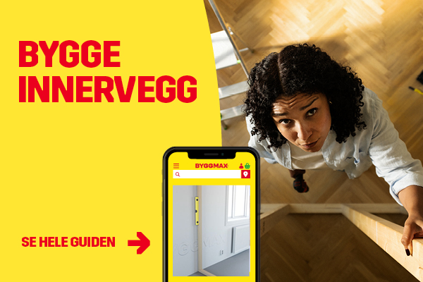 Steg for steg - Bygge innervegg