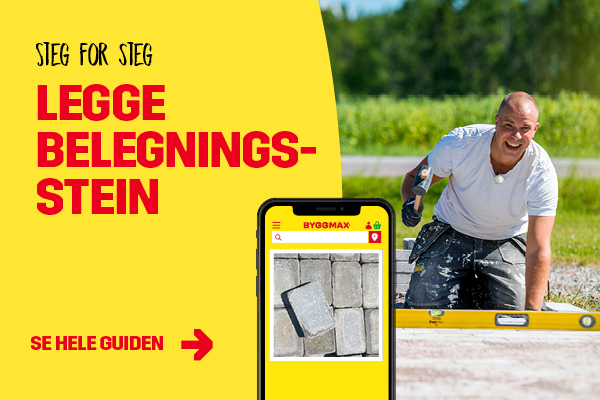 Legge belegningsstein - Følg en enkel guide | Byggmax