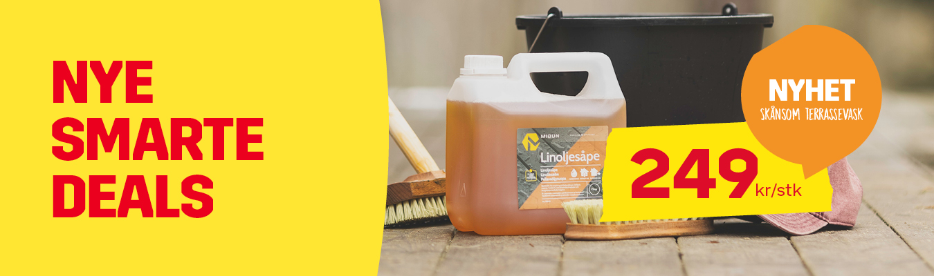 Linoljes&aring;pe Naturlig Midun 249kr/stk for 3l