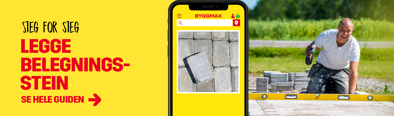 Legge belegningsstein - Følg en enkel guide | Byggmax