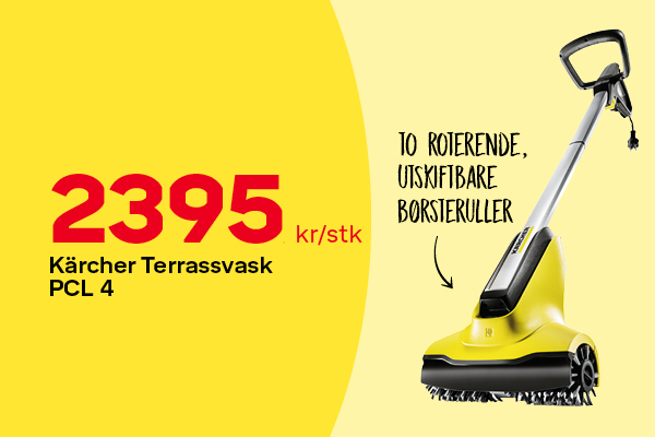 K&auml;rcher terrassevask PCL4 2395 kr