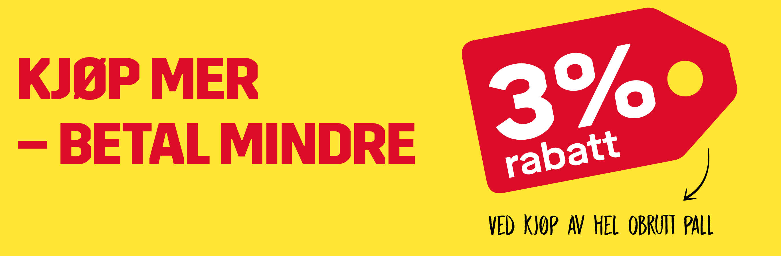 Kj&oslash;p helpall &ndash; f&aring; 3 % rabatt hos Byggmax