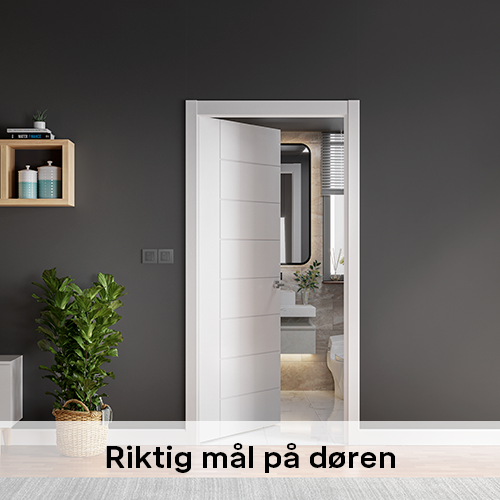 Velg riktig mål på døren | Byggmax Velg riktig mål på døren | Byggmax